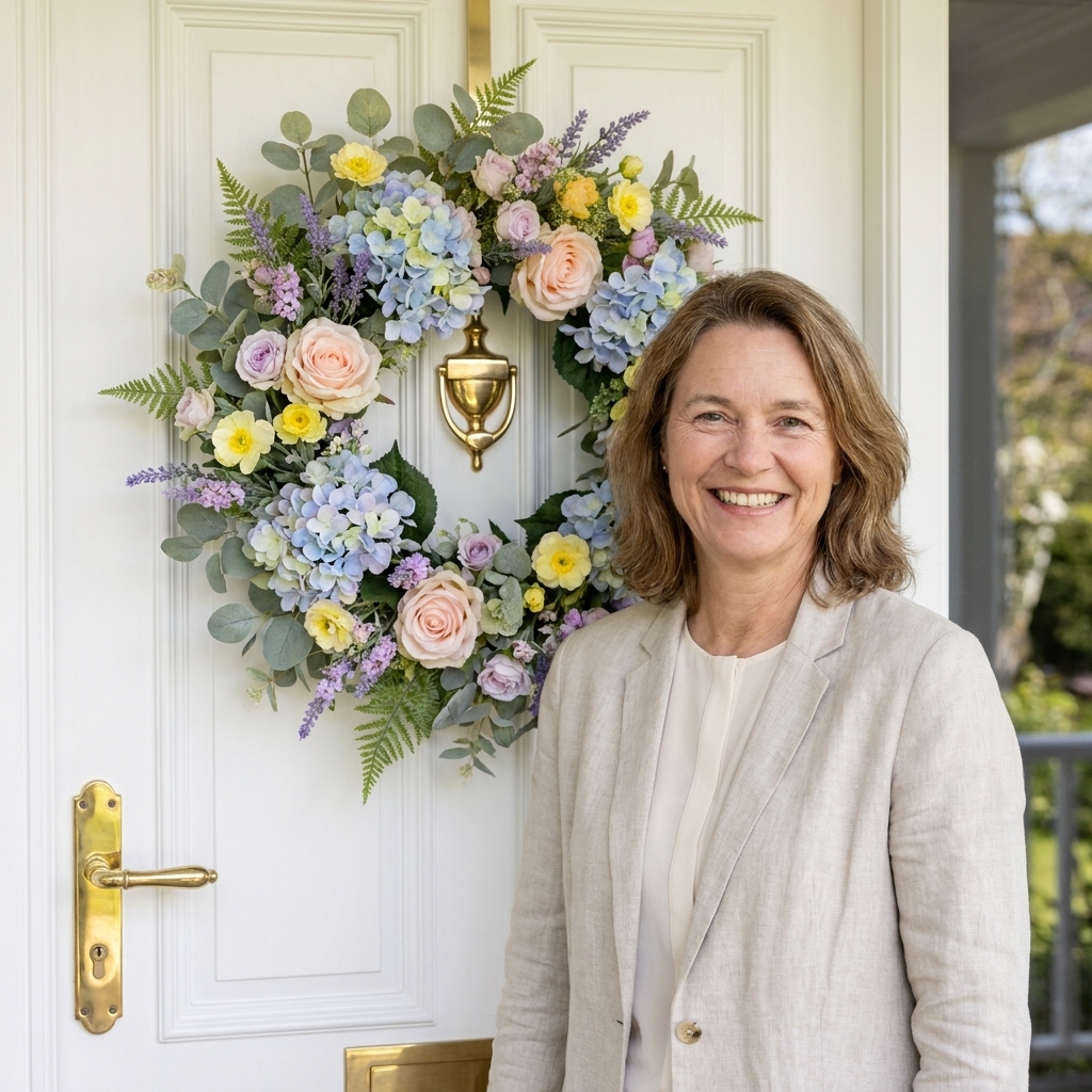 Faux vs. Dried Flowers for Spring Wreaths
